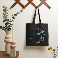 Dragonflies They Whispered You Cannot Withstand The Storm Motivational Tote Bag, Dragonfly Tote Bag, Gift for Women, Dragonfly Lover Tote Bag - Wonder Print Shop