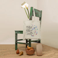 Dragonflies They Whispered You Cannot Withstand The Storm Motivational Tote Bag, Dragonfly Tote Bag, Gift for Women, Dragonfly Lover Tote Bag - Wonder Print Shop