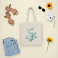 Dragonflies I Believe There Are Angels Among Us Heavenly Nostalgic Spiritual Tote Bag, Dragonfly Tote Bag, Gift for Women, Dragonfly Lover Tote Bag - Wonder Print Shop