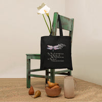 Dragonflies My Mind Talks To You My Heart Looks For You Nostalgic Spiritual Tote Bag, Dragonfly Tote Bag, Gift for Women, Dragonfly Lover Tote Bag - Wonder Print Shop
