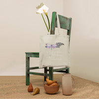 Dragonflies My Mind Talks To You My Heart Looks For You Nostalgic Spiritual Tote Bag, Dragonfly Tote Bag, Gift for Women, Dragonfly Lover Tote Bag - Wonder Print Shop