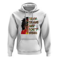 Thick Thighs And Locd Vibes Proud African Melanin Women Hoodie - Wonder Print Shop