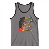 Black Locs Girl Tank Top Thick Thighs And Locd Vibes African Melanin Women