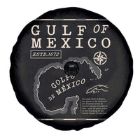 Gulf of Mexico Spare Tire Cover Golfo De Mexico Historic Map 1672 TS02
