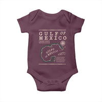 Gulf of Mexico Baby Onesie Golfo De Mexico Historic Map 1672