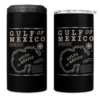 Gulf of Mexico 4 in 1 Can Cooler Tumbler Golfo De Mexico Historic Map 1672