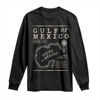 Gulf of Mexico Long Sleeve Shirt Golfo De Mexico Historic Map 1672