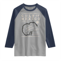 Gulf of Mexico Raglan Shirt Golfo De Mexico Historic Map 1672 TS02