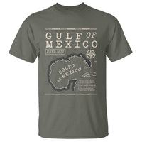 Gulf of Mexico T Shirt Golfo De Mexico Historic Map 1672 TS02