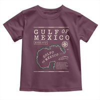 Gulf of Mexico Toddler T Shirt Golfo De Mexico Historic Map 1672