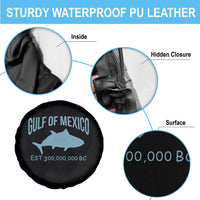 Gulf of Mexico Spare Tire Cover Est 300,000,000 BC Funny Tuna