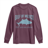 Gulf of Mexico Long Sleeve Shirt Est 300,000,000 BC Funny Tuna