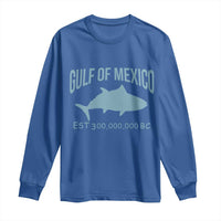 Gulf of Mexico Long Sleeve Shirt Est 300,000,000 BC Funny Tuna