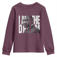 Martin Luther King MLK Day Youth Sweatshirt I Am The Dream Black King Power Black History Month