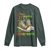 Stepping Into Black History Month Long Sleeve Shirt Sneakers