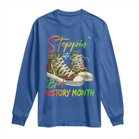 Stepping Into Black History Month Long Sleeve Shirt Sneakers