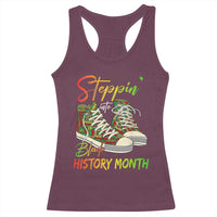 Stepping Into Black History Month Racerback Tank Top Sneakers