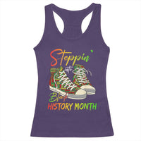 Stepping Into Black History Month Racerback Tank Top Sneakers