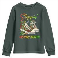 Stepping Into Black History Month Youth Sweatshirt Sneakers