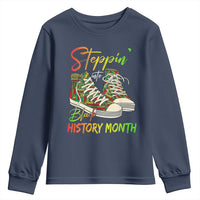 Stepping Into Black History Month Youth Sweatshirt Sneakers