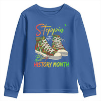 Stepping Into Black History Month Youth Sweatshirt Sneakers