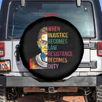 RBG Quote Spare Tire Cover When Injustice Becomes Law Resistance Becomes Duty