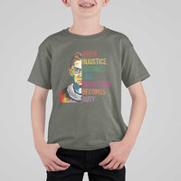 RBG Quote T Shirt For Kid When Injustice Becomes Law Resistance Becomes Duty