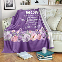 Happy Birthday Mom Floral Throw Blanket It Reminds How Much I Love You Thoughtful Gift for Mother