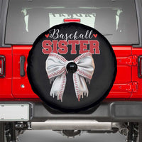 Baseball Sister Spare Tire Cover Soft Ball Game Day Dripping Ice Cream Coquette Bow