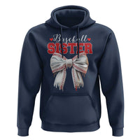 Baseball Sister Hoodie Soft Ball Game Day Dripping Ice Cream Coquette Bow