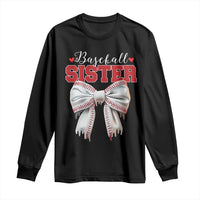 Baseball Sister Long Sleeve Shirt Soft Ball Game Day Dripping Ice Cream Coquette Bow