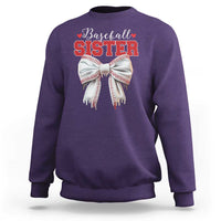 Baseball Sister Sweatshirt Soft Ball Game Day Dripping Ice Cream Coquette Bow