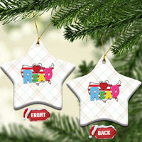 Read Lover America Map Ceramic Ornament National Reading Month Bookish Book Lovers - Wonder Print Shop