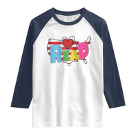 Read Lover America Map Raglan Shirt National Reading Month Bookish Book Lovers
