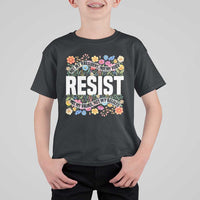 Floral Resist T Shirt For Kid Not My President Not My Voice Not My Values Not My Beliefs