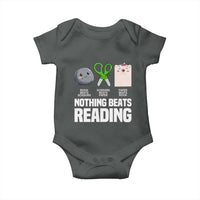 Nothing Beats Reading Baby Onesie Rock Paper Scissors Read Book Lovers