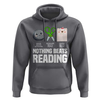 Nothing Beats Reading Hoodie Rock Paper Scissors Read Book Lovers