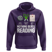 Nothing Beats Reading Hoodie Rock Paper Scissors Read Book Lovers