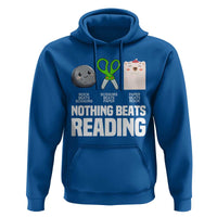 Nothing Beats Reading Hoodie Rock Paper Scissors Read Book Lovers