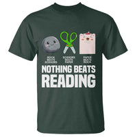 Nothing Beats Reading T Shirt Rock Paper Scissors Read Book Lovers