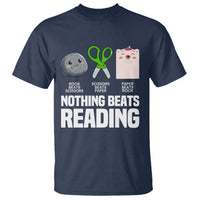 Nothing Beats Reading T Shirt Rock Paper Scissors Read Book Lovers