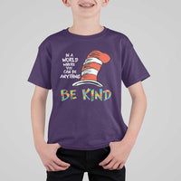 Autism Awareness T Shirt For Kid Why Fit In When You Were Born To Stand Out Cat In Hat