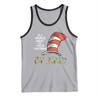 Autism Awareness Tank Top Why Fit In When You Were Born To Stand Out Cat In Hat