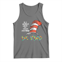 Autism Awareness Tank Top Why Fit In When You Were Born To Stand Out Cat In Hat