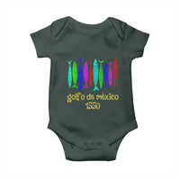 Gulf of Mexico Baby Onesie Golfo de México 1550 Retro Tuna