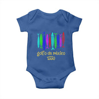 Gulf of Mexico Baby Onesie Golfo de México 1550 Retro Tuna