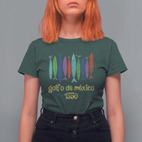 Gulf of Mexico T Shirt For Women Golfo de México 1550 Retro Tuna