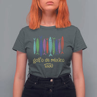 Gulf of Mexico T Shirt For Women Golfo de México 1550 Retro Tuna