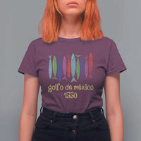 Gulf of Mexico T Shirt For Women Golfo de México 1550 Retro Tuna