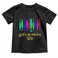 Gulf of Mexico Toddler T Shirt Golfo de México 1550 Retro Tuna